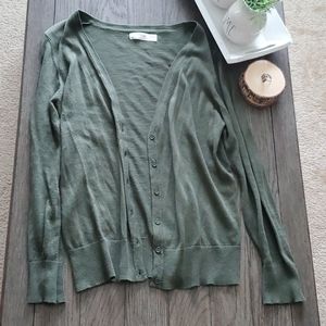 Olive Cardigan